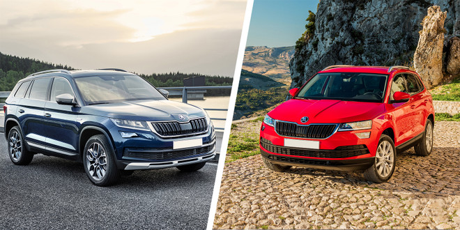 Bộ đôi SUV Kodiaq và Karog có thể sắp chào sân thị trường Việt. (Ảnh nguồn: Carwow) Loạt xe ôtô đáng chú ý sắp đổ bộ thị trường Việt trong tháng Tư ảnh 3