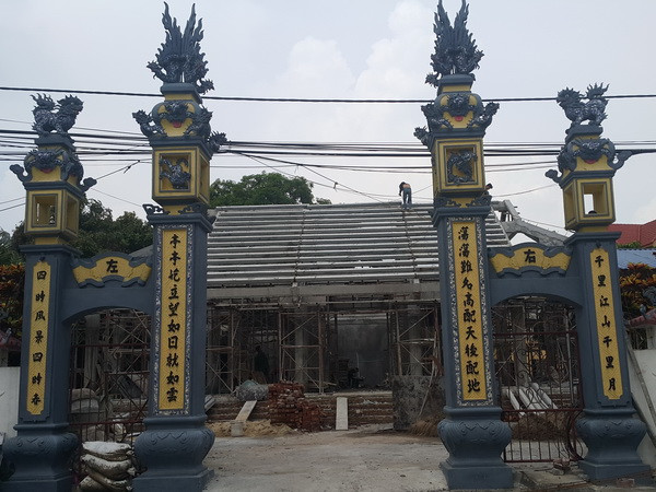 Hà Nội yêu cầu kiểm điểm sai phạm trong vụ xây mới đình Lương Xá ảnh 1