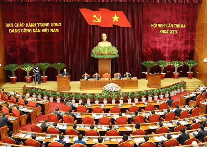 Ngày làm việc thứ tư Hội nghị Trung ương 3 khóa XIII ảnh 1