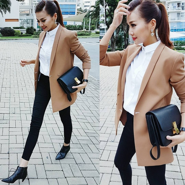 Sôi động với xu hướng thời trang Thu Đông của các mỹ nhân Việt ảnh 2