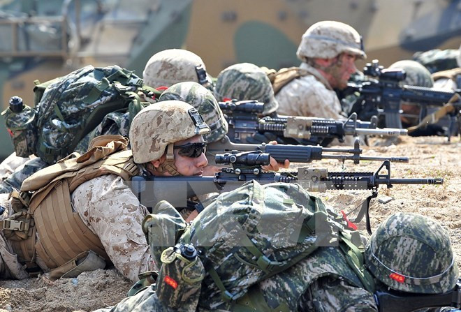 Mỹ và Hàn Quốc sẽ tiếp tục tập trận chung thường niên ảnh 1