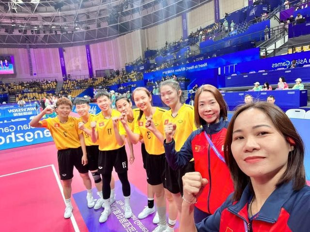 ASIAD 2023: Cầu mây Nữ Việt Nam vào chung kết, tranh huy chương Vàng ảnh 1