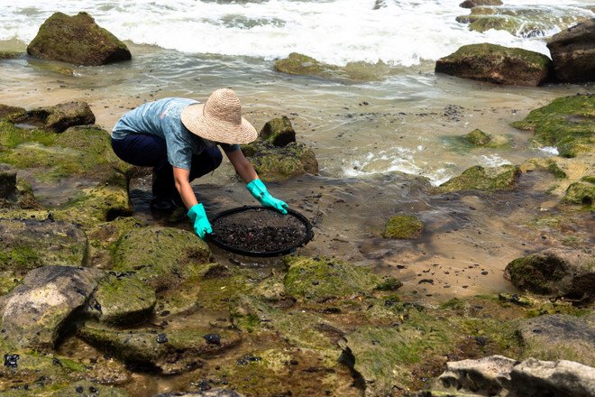 Brazil chạy đua với thời gian xử lý sự cố tràn dầu trước mùa du lịch ảnh 1