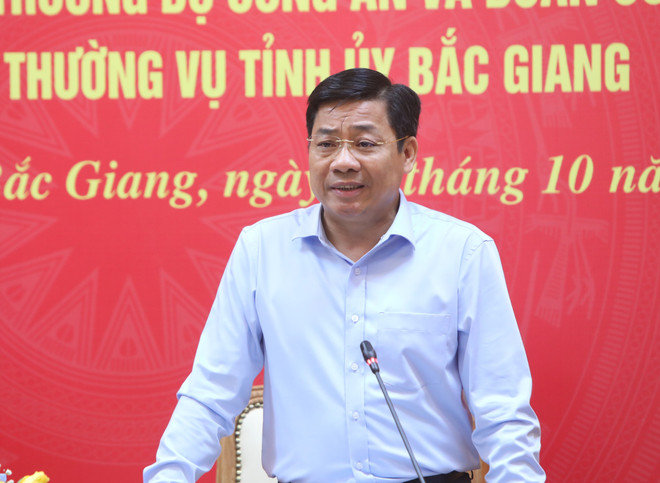 Bộ trưởng Bộ Công an: Bắc Giang cần bảo đảm vững chắc an ninh trật tự ảnh 2