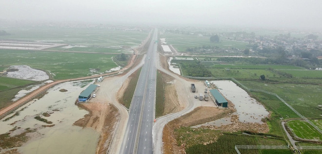 Vị trí trạm dừng nghỉ tạm trên tuyến Cao tốc Mai Sơn-Quốc lộ 45. (Nguồn ảnh: Báo Giaothong) dung-nghi-tam.jpg