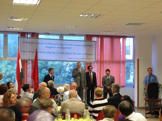 Hội Hữu nghị Hungary-Việt Nam tổ chức lễ kỷ niệm Quốc khánh ảnh 1