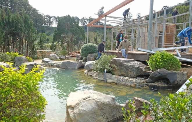 Lâm Đồng: Buộc chủ đầu tư tháo dỡ biệt thự xây không phép ở Bảo Lộc ảnh 1