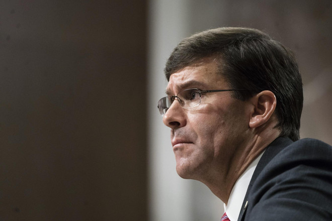 Bộ trưởng Quốc phòng Mỹ Mark Esper. (Nguồn: Bloomberg) Mỹ tuyên bố sẽ chế tạo vũ khí siêu thanh trong vòng 2 năm ảnh 1