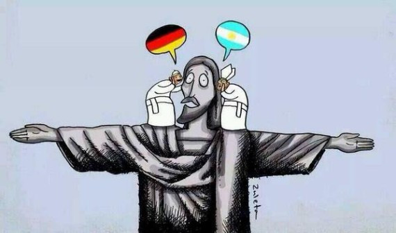 Những hình ảnh chế độc đáo về trận chung kết World Cup 2014 ảnh 4