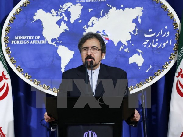 Người phát ngôn Bộ Ngoại giao Iran Bahram Qasemi. (Ảnh: AFP/TTXVN) Iran triệu đại biện Anh tại Tehran để phản đối bình luận về Aleppo ảnh 1