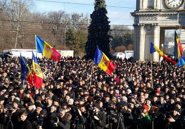 Moldova: Người dân biểu tình phản đối bổ nhiệm thủ tướng mới ảnh 1