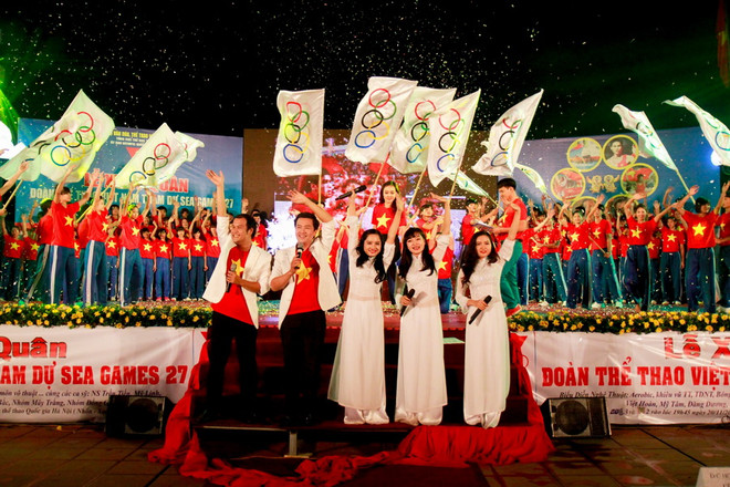 Lễ xuất quân của Đoàn thể thao Việt Nam dự SEA Games ảnh 7