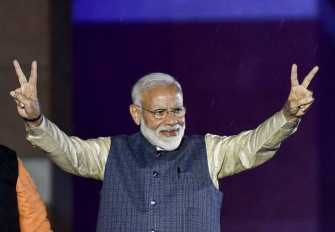 Thủ tướng Ấn Độ Narendra Modi. (Nguồn: AP) Ấn Độ nỗ lực hiện thực hóa mục tiêu nền kinh tế 5.000 tỷ USD ảnh 1