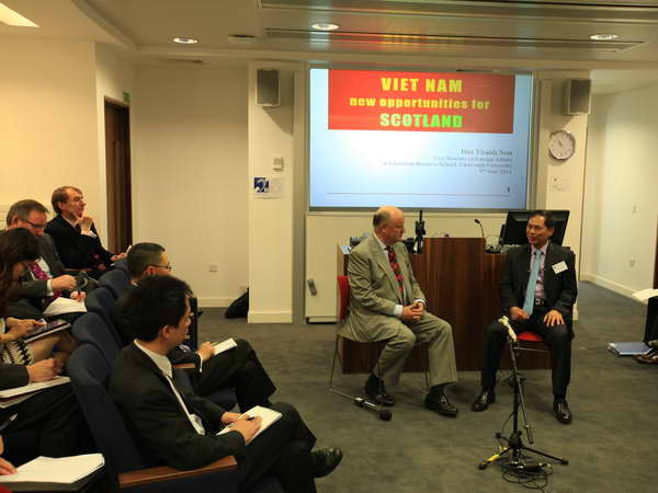 Việt Nam đẩy mạnh xúc tiến thương mại và du lịch tại Scotland ảnh 1