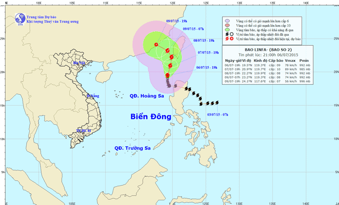 Bão số 2 di chuyển nhanh, sức gió mạnh nhất giật tới cấp 12 ảnh 1