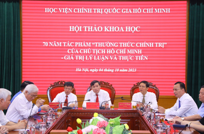 70 năm tác phẩm 'Thường thức chính trị' của Chủ tịch Hồ Chí Minh ảnh 2