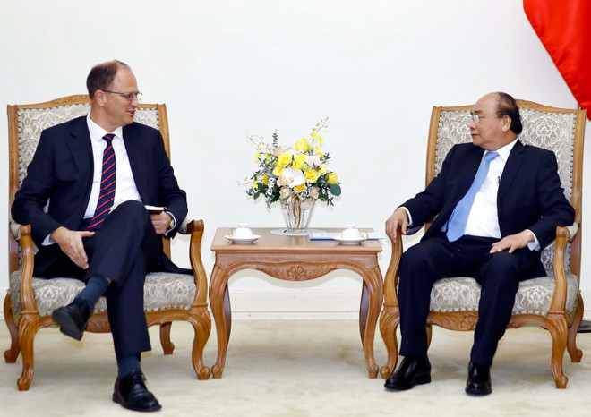 Thủ tướng Nguyễn Xuân Phúc tiếp các Đại sứ chào từ biệt ảnh 1