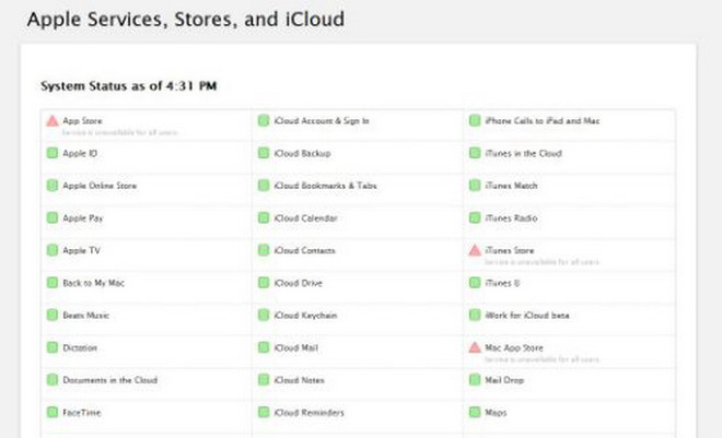 Toàn bộ kho ứng dụng của Apple không thể truy cập trong nhiều giờ ảnh 1