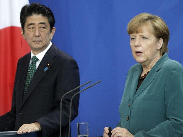 Đức-Nhật nhất trí tăng cường hợp tác trong vấn đề Ukraine ảnh 1