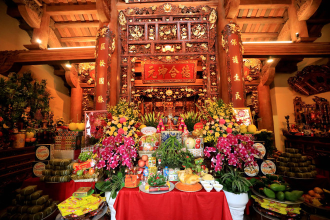 Hà Nội: Gắn biển công trình tu bổ đình Hà Vĩ thờ ông Tổ nghề Sơn ảnh 2