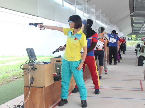63 vận động viên Việt Nam thi đấu giải bắn súng tiền SEA Games ảnh 1