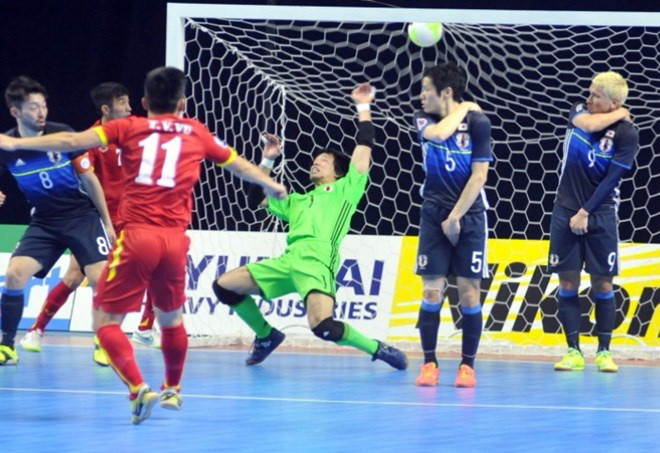 Tuyển Futsal Việt Nam đối đầu Nhật Bản chuẩn bị cho World Cup ảnh 1