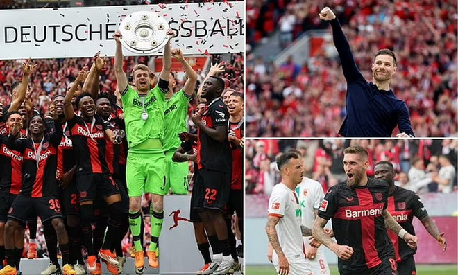 Leverkusen đang đứng trước cơ hội giành 'cú ăn ba' mùa này. Bayer-Leverkusen_1905.jpg