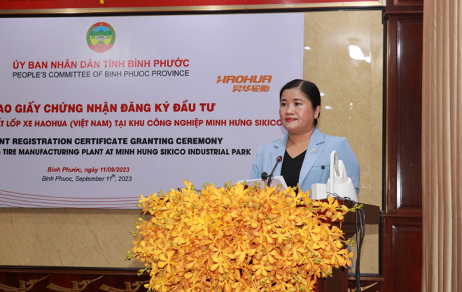 Doanh nghiệp Trung Quốc đầu tư 500 triệu USD làm lốp xe ở Bình Phước ảnh 2