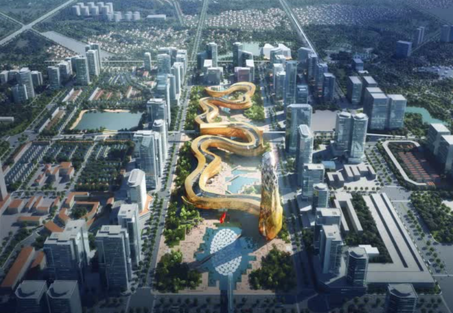 Thực hư tòa tháp hình rắn tại Hà Nội đoạt giải nhất kiến trúc toàn cầu ảnh 1