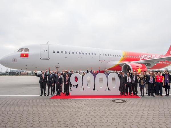 Vietjet tiếp nhận tàu bay xuất xưởng thứ 9.000 của Airbus ảnh 2