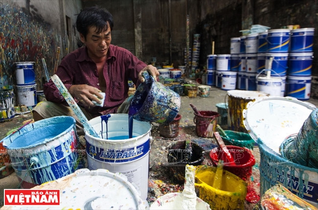 Mành trúc Tân Thông Hội - sản phẩm thủ công vẽ tay độc đáo ảnh 4