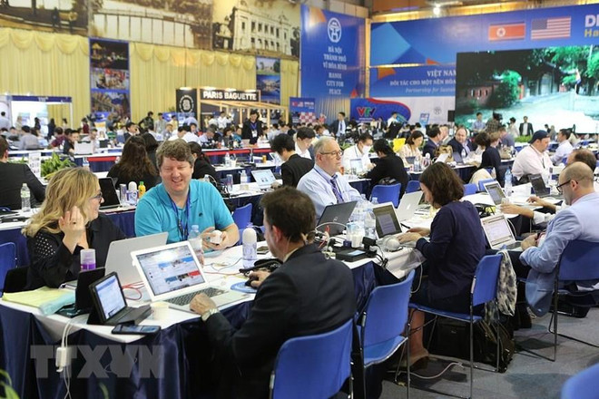 Báo chí quốc tế đánh giá cao hạ tầng phục vụ Hội nghị Mỹ Triều ảnh 1