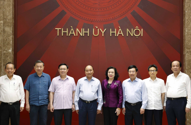 Ban Cán sự Đảng góp ý vào Dự thảo Báo cáo Chính trị của Đảng bộ Hà Nội ảnh 1