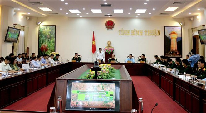 Bộ Quốc phòng làm việc tại Bình Thuận về dự án sân bay Phan Thiết ảnh 1
