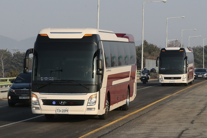 Olympic PyeongChang 2018: Đội tiền trạm Triều Tiên tới Hàn Quốc ảnh 1