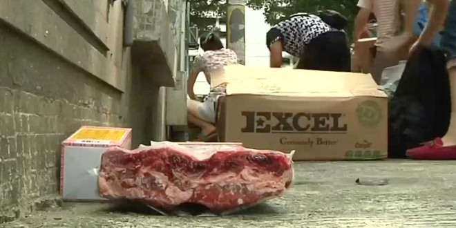 Kinh hoàng thịt thối 40 năm tràn lan trên đường phố Trung Quốc ảnh 1