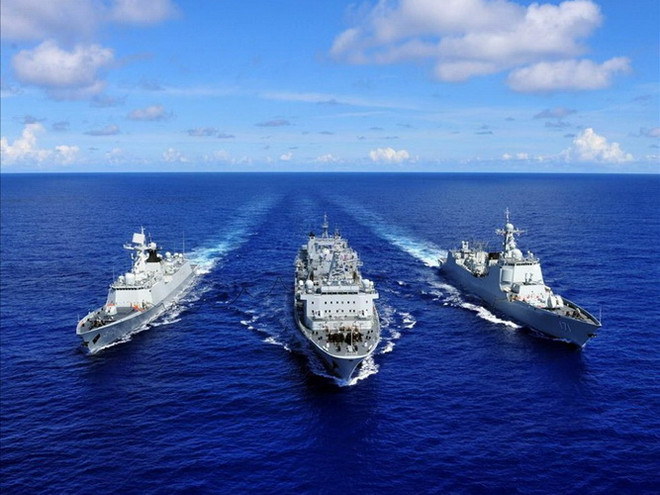 Trung Quốc tiến hành tập trận bắn đạn thật trên Biển Đông ảnh 1