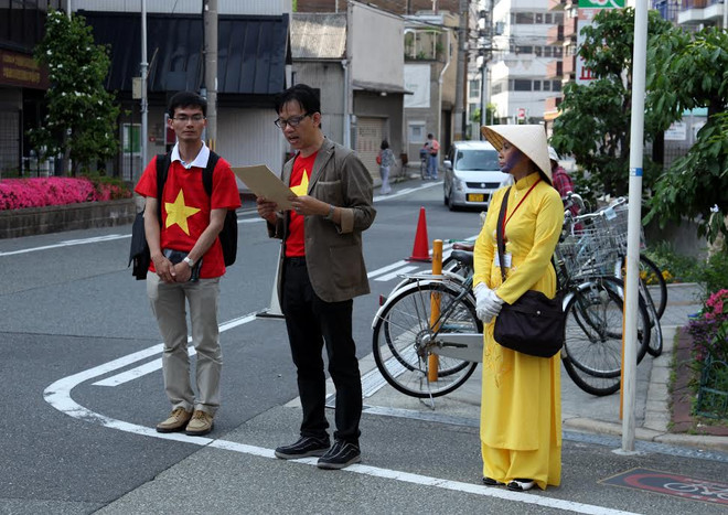 Người Việt ở Nhật Bản tiếp tục tuần hành phản đối Trung Quốc ảnh 2