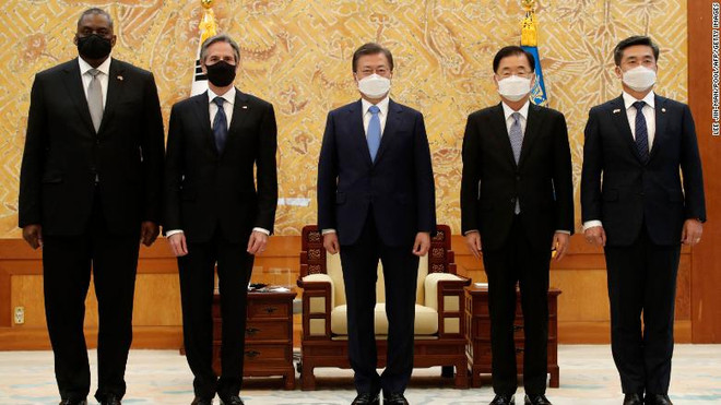 Tổng thống Hàn Quốc cam kết hợp tác an ninh chặt chẽ với Mỹ ảnh 1