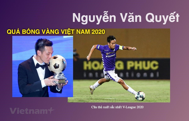 (Ảnh: Hiển Nguyễn/Vietnam+) Văn Quyết: 'Thành tích tập thể luôn là giải thưởng danh giá nhất' ảnh 2