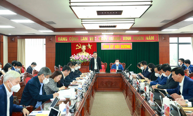 "Các cấp ủy Đảng Hải Dương cần tiếp tục đổi mới phương thức lãnh đạo" ảnh 1