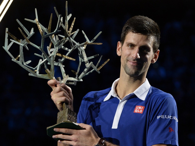 Vô địch Paris Masters 2015, Novak Djokovic lập thêm 2 kỷ lục ảnh 1