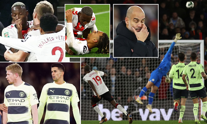 (Nguồn: Daily Mail) Đội bét bảng Premier League loại Man City khỏi Cúp Liên đoàn Anh ảnh 2
