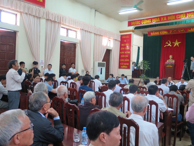 Người dân Đồng Tâm đồng ý thả người sau cuộc đối thoại ảnh 3