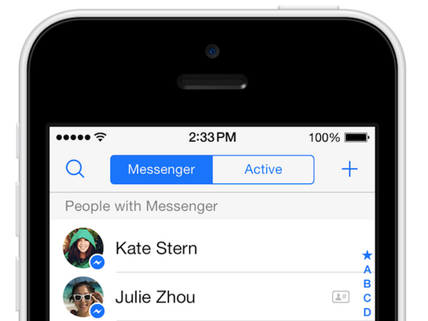 Facebook Messenger cho iOS, Android nhiều tính năng mới ảnh 1