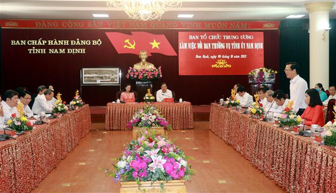 (Ảnh: Văn Đạt/TTXVN) Các điểm mới trong quy định về kỷ luật tổ chức đảng ảnh 2