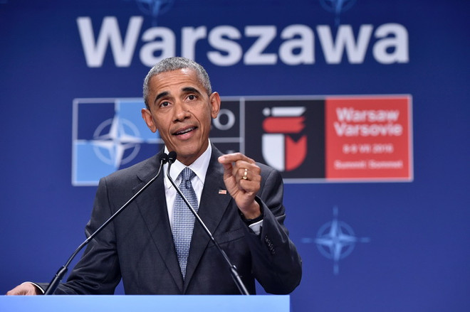 Tổng thống Mỹ Barack Obama. (Nguồn: AFP/TTXVN) Truyền hình Ba Lan “nhào nặn” bài phát biểu của Tổng thống Mỹ ảnh 1