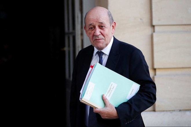 Ngoại trưởng Pháp Jean-Yves Le Drian. (Nguồn: Reuters) Ngoại trưởng Pháp nhấn mạnh sự cần thiết duy trì đối thoại với Nga ảnh 1