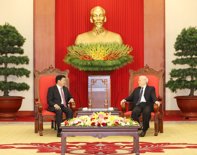 Tổng Bí thư, Chủ tịch nước tiếp Thủ tướng Lào Thongloun Sisoulith ảnh 2
