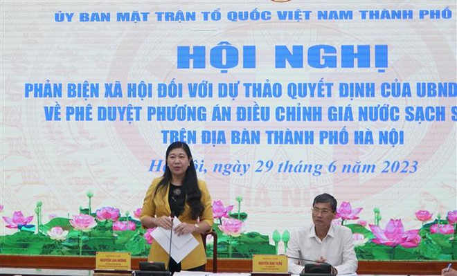 Hà Nội: Tăng giá nước sạch nhưng phải đảm bảo cung ứng đủ nhu cầu ảnh 1